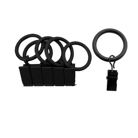 7 PK DE ANILLOS DE METAL C-CLIP NEGRO GRABER - Envío Gratuito