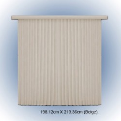 PERSIANA VERTICAL 198X213CM. MAJESTIC BEIGE BALI. - Envío Gratuito