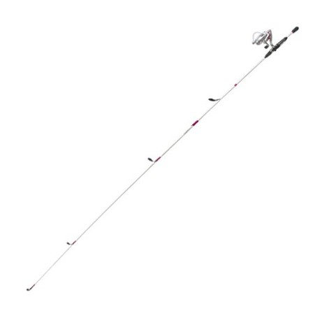 CAÑA DE PESCAR KIT PINK  SPIMMER CON CARRETE READY2FISH - Envío Gratuito