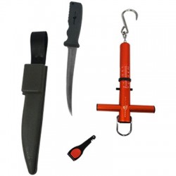 COMBO HERRAMIENTA DE PESCA CUCHILLO-BASCULA-CLIPPER SOUTH BEND. - Envío Gratuito