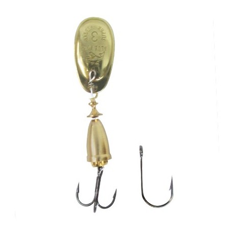 CEBO DE PESCA BLUE-FOX VIBRAX ¼ GOLD CUCHARITA SPINNER. - Envío Gratuito