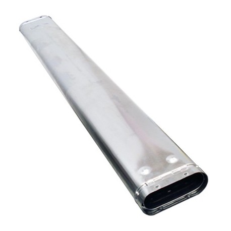 TUBO OVALADO 5ft GALVANIZADO AMERICAN METAL - Envío Gratuito