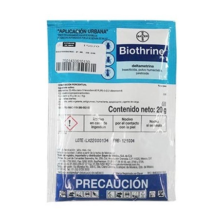 BIOTHRINE P.M. 20 GR BAYER. - Envío Gratuito