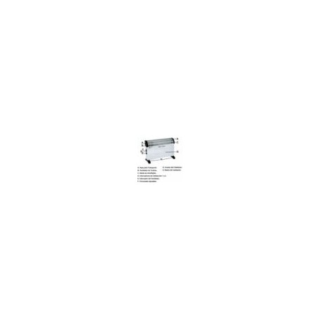 CALEFACTOR ELECTRICO DE CONVECCION HF152-Turbo - Envío Gratuito