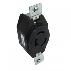 CONTACTO FIJO MED VTA 3P 3H 20A 125/250V LEVITON. - Envío Gratuito