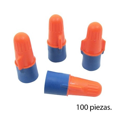 CONECTOR DE RESORTE AZUL/NARANJA O/B MAS  3M 100-PK. - Envío Gratuito