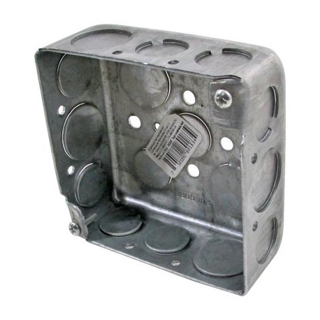 CAJA CUADRADA METALICA 4X4 PULGADAS 46321 VOLTECH. - Envío Gratuito