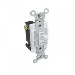 INTERRUPTOR TRADICIONAL 4 VIAS BLANCO LEVITON - Envío Gratuito