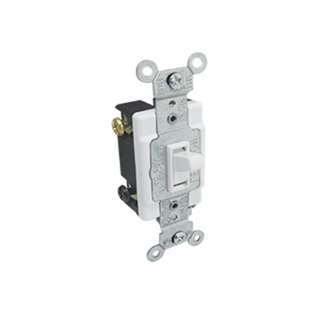 INTERRUPTOR TRADICIONAL 4 VIAS BLANCO LEVITON - Envío Gratuito