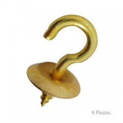 GANCHOS CUP HOOK L.B 1/2 PULGADA 6-PK 61329 ULTRA - Envío Gratuito