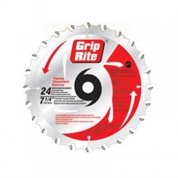 HOJA CIRCULAR 7-1/4 pulgadas GRIP-RITE - Envío Gratuito