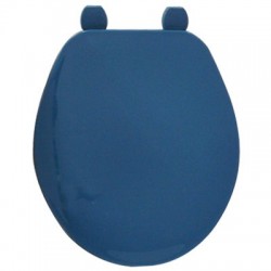 ASIENTO REDONDO DE PLASTICO AZUL ADRIATICO BEMIS - Envío Gratuito