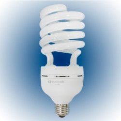 FOCO AHORRADOR 46837 ESPIRAL 55W B. SUAVE VOLTECH. - Envío Gratuito