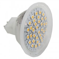 FOCO LED MR 16 3W BCO CALIDO 70lum MR 16-SMDLED/3w. - Envío Gratuito