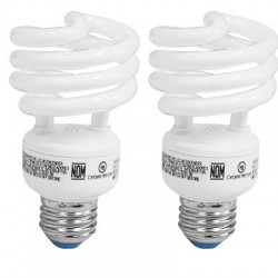 FOCO AHORRADOR ESPIRAL LUZ CALIDA DE 19 WATTS 2 PK WESTINGHOUSE - Envío Gratuito