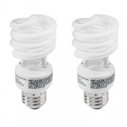 FOCO AHORRADOR ESPIRAL LUZ DE DIA 13 WATTS 2 PK WESTINHOUSE. - Envío Gratuito