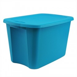 CAJA ALMACÉN CON TAPA AZUL ACUARIO 38 LTS STERILITE - Envío Gratuito