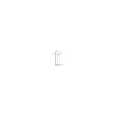 PEDESTAL JAZMIN BLANCO - Envío Gratuito