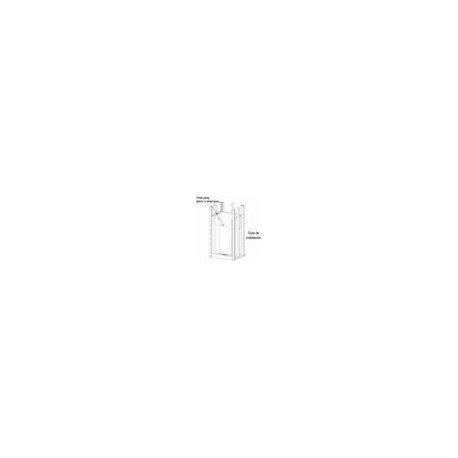 BAÑERA LASCO 1363C-WH LISA 36X36X72 - Envío Gratuito