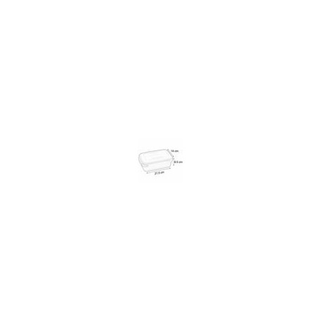 RECIPIENTE ULTRA LATCH 5.3 TAZA RECTANGULAR STERILITE. - Envío Gratuito