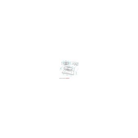 TARJA DOBLE EMPOTRAR 85x44cm A. BRILLO TRAMONTINA - Envío Gratuito